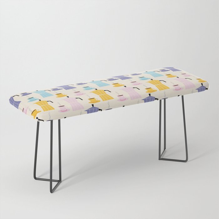 Moka coffee pattern Bench Gallery Image 1