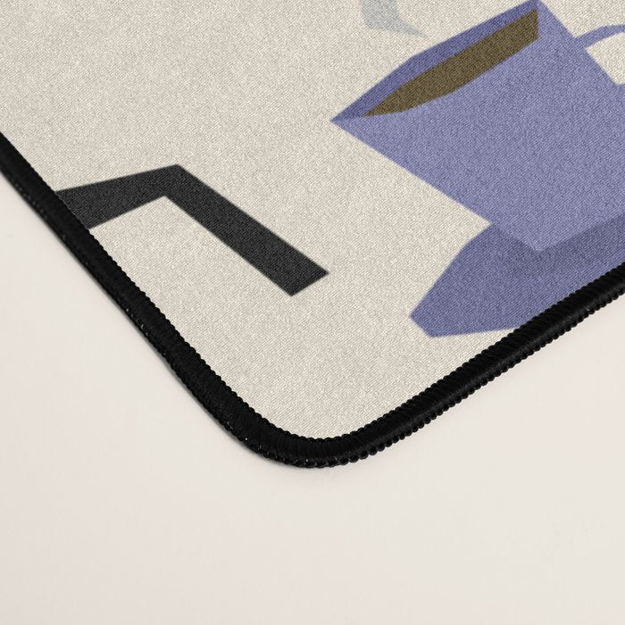 Moka coffee pattern Desk Mat Gallery Image 4