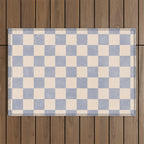 CHECKER - 001 - Ash Outdoor Rug Gallery Image 1