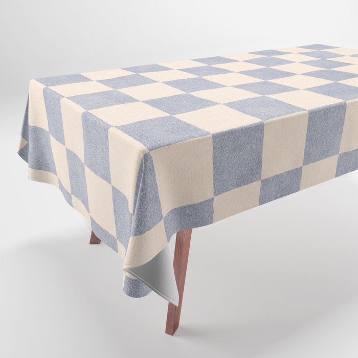 CHECKER - 001 - Ash Tablecloth Gallery Image 1