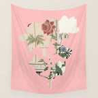 the first plant  · botanical b Wall Tapestry Gallery Image 4