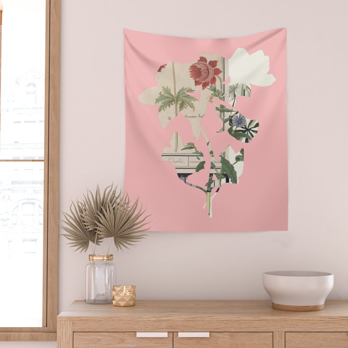the first plant  · botanical b Wall Tapestry Gallery Image 2