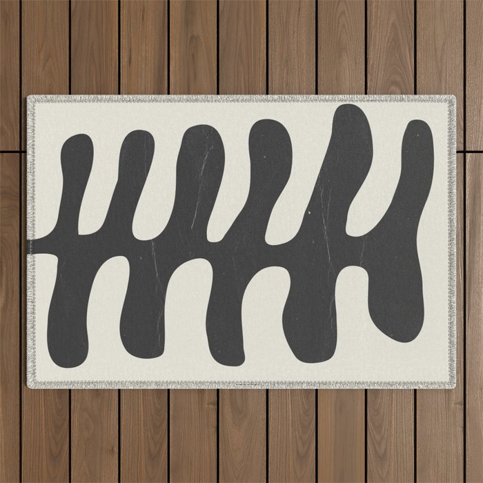 Abstract Plant 2 Outdoor Rug Gallery Image 1