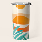 Alpine Sunset Abstract Landscape Series Travel Mug Gallery Image 2