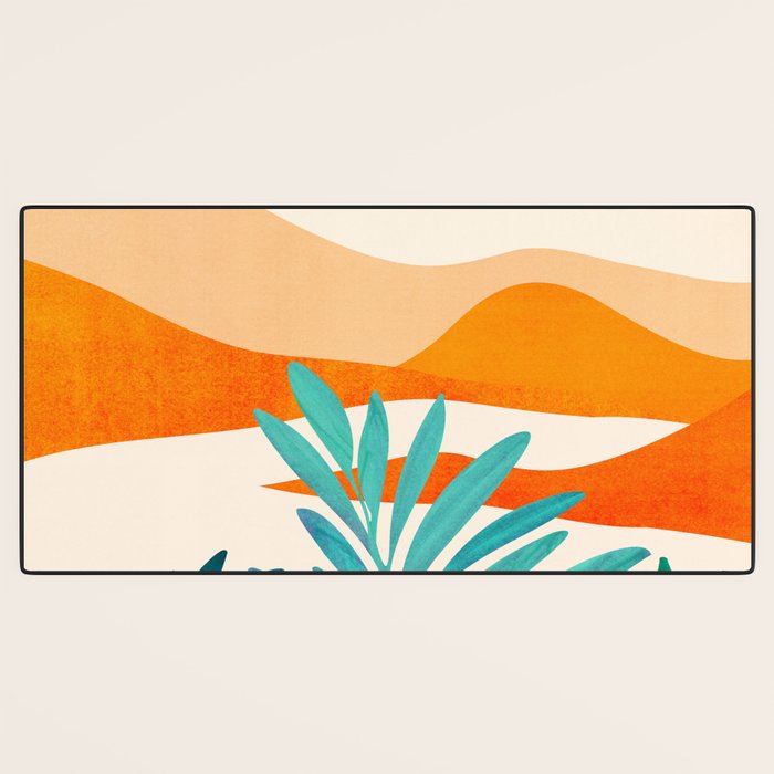 Alpine Sunset Abstract Landscape Series Desk Mat Gallery Image 3