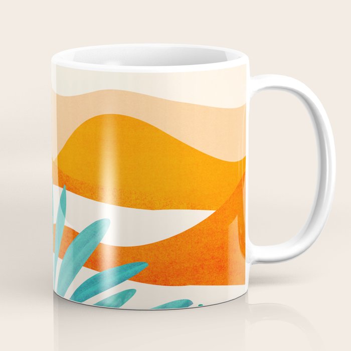 Alpine Sunset Abstract Landscape Series Coffee Mug Gallery Image 1
