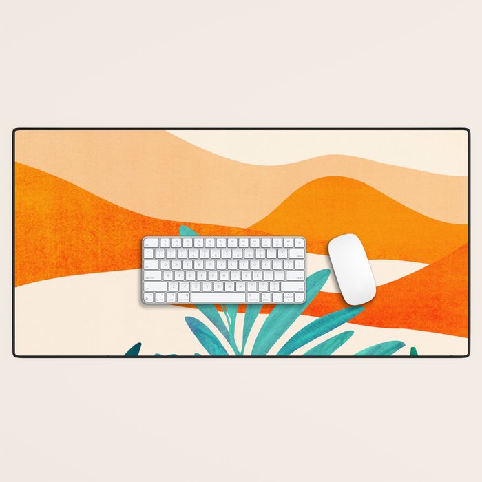 Alpine Sunset Abstract Landscape Series Desk Mat Gallery Image 1