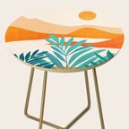 Alpine Sunset Abstract Landscape Series Side Table Gallery Image 2