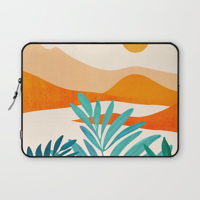 Alpine Sunset Abstract Landscape Series Laptop Sleeve Gallery Image 1
