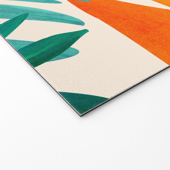 Alpine Sunset Abstract Landscape Series Welcome Mat Gallery Image 2