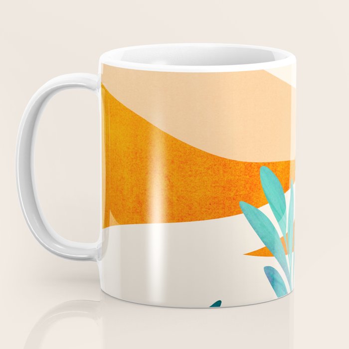 Alpine Sunset Abstract Landscape Series Coffee Mug Gallery Image 3