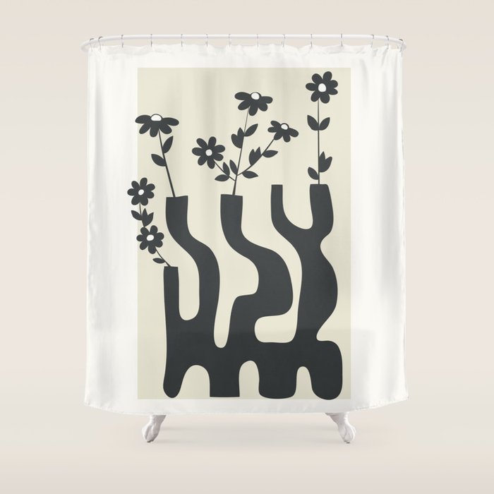 Simplicity in Bloom 1 Shower Curtain Gallery Image 1