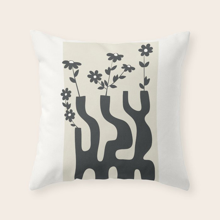 Simplicity in Bloom 1 Throw Pillow Gallery Image 1