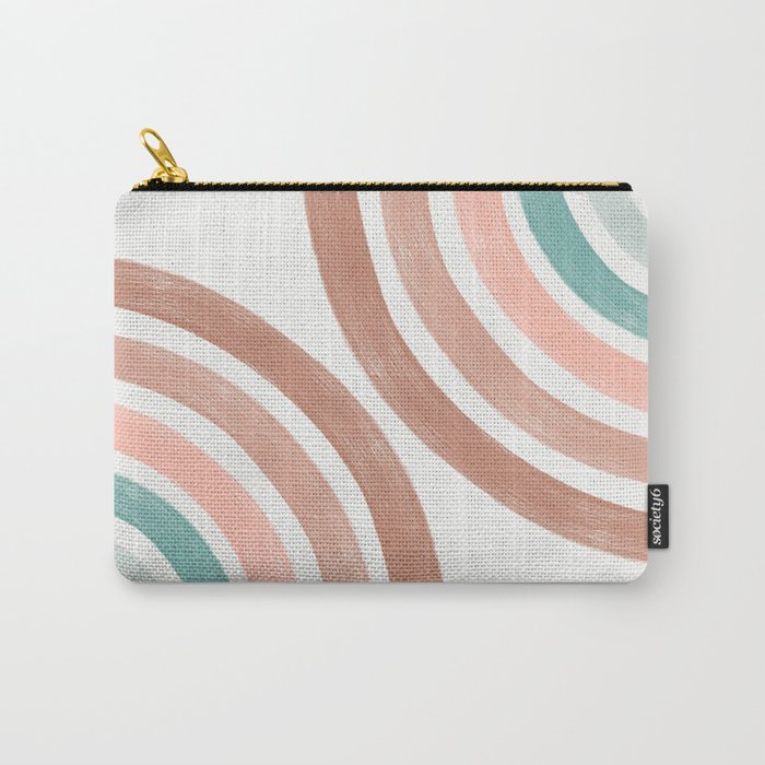 Double Retro Rainbows Carry All Pouch Gallery Image 1