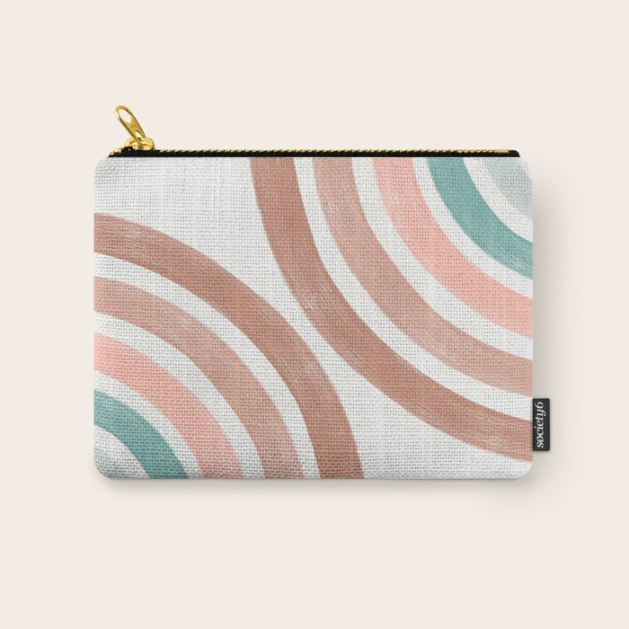 Double Retro Rainbows Carry All Pouch Gallery Image 1