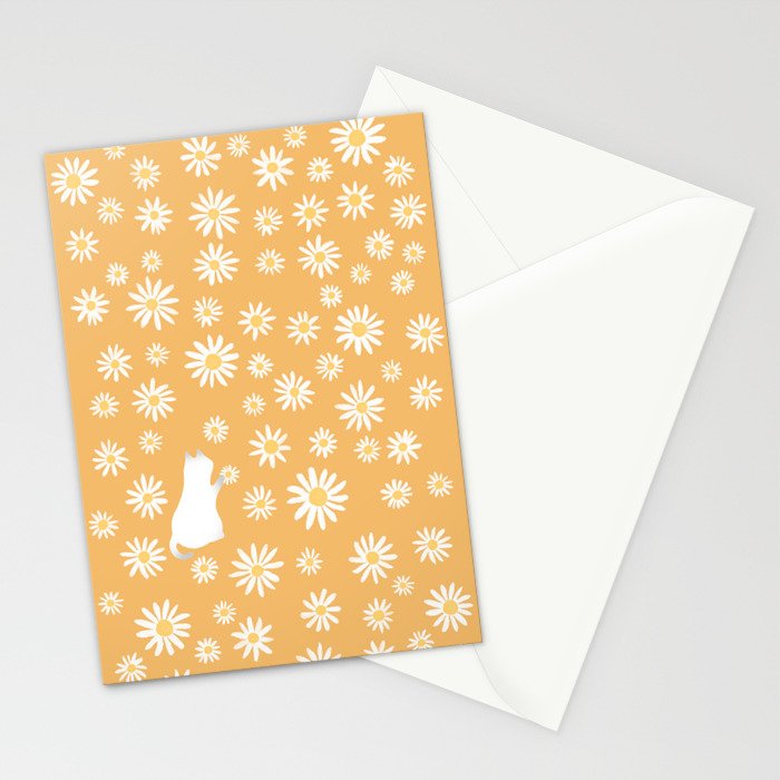 Hidden cat 44 flowers fall  Stationery Card Gallery Image 2