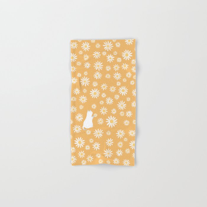 Hidden cat 44 flowers fall  Bath Towel Gallery Image 1