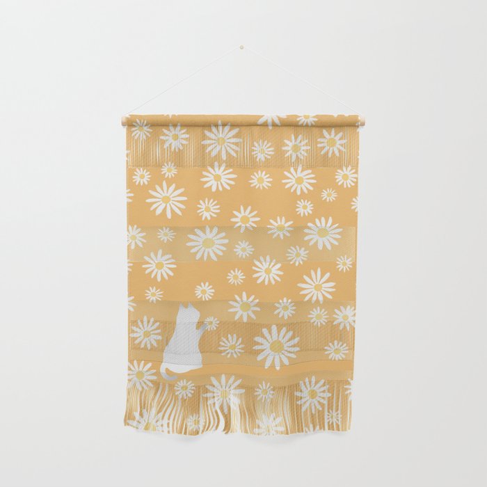 Hidden cat 44 flowers fall  Wall Hanging Gallery Image 1