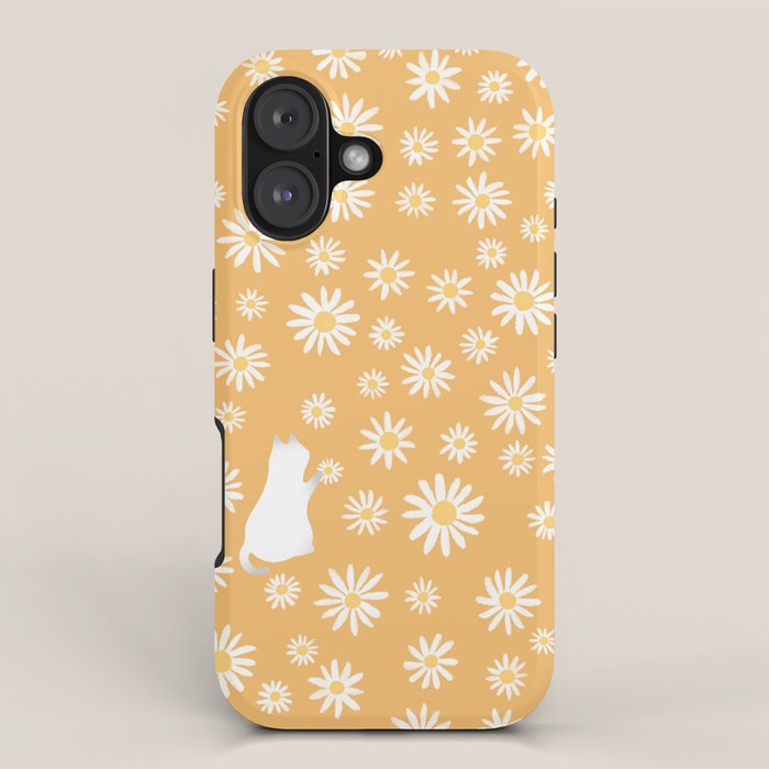 Hidden cat 44 flowers fall  iPhone Case Gallery Image 1