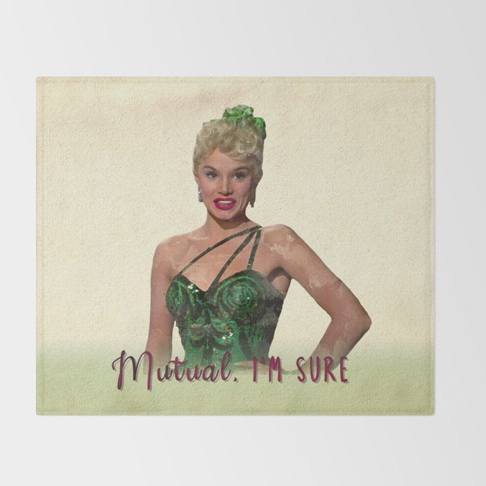 Mutual, I'm Sure - White Christmas Throw Blanket Gallery Image 2