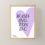 Wish you were here - Washington D C Mini Art Print Gallery Image 1