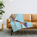 KINGFISHER Throw Blanket Gallery Image 1