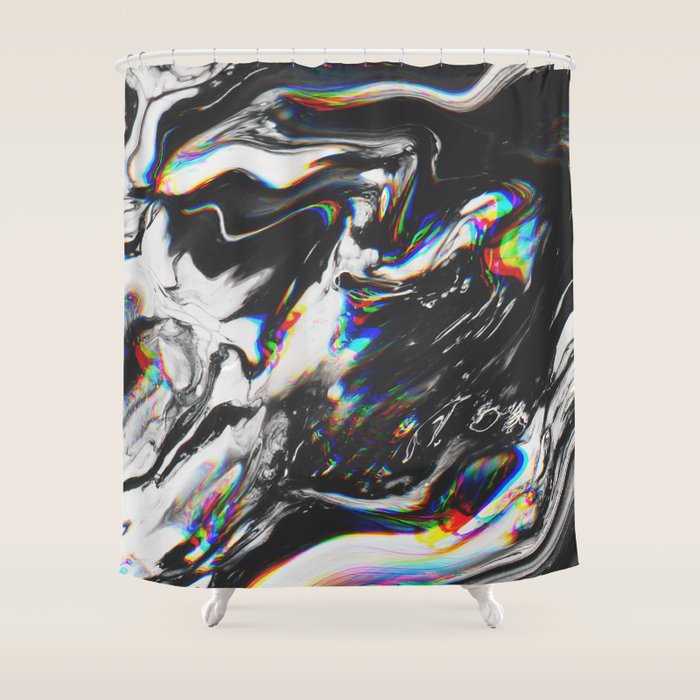 STOP MAKING THE EYES AT ME Shower Curtain Gallery Image 1
