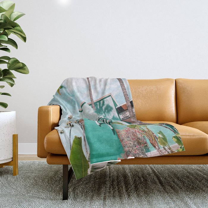 The Beverly Hills Hotel Throw Blanket Gallery Image 1