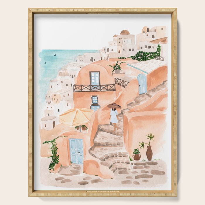 Santorini Serving Tray Gallery Image 1