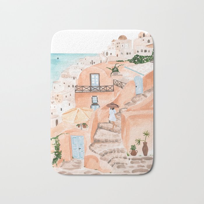 Santorini Bath Mat Gallery Image 1