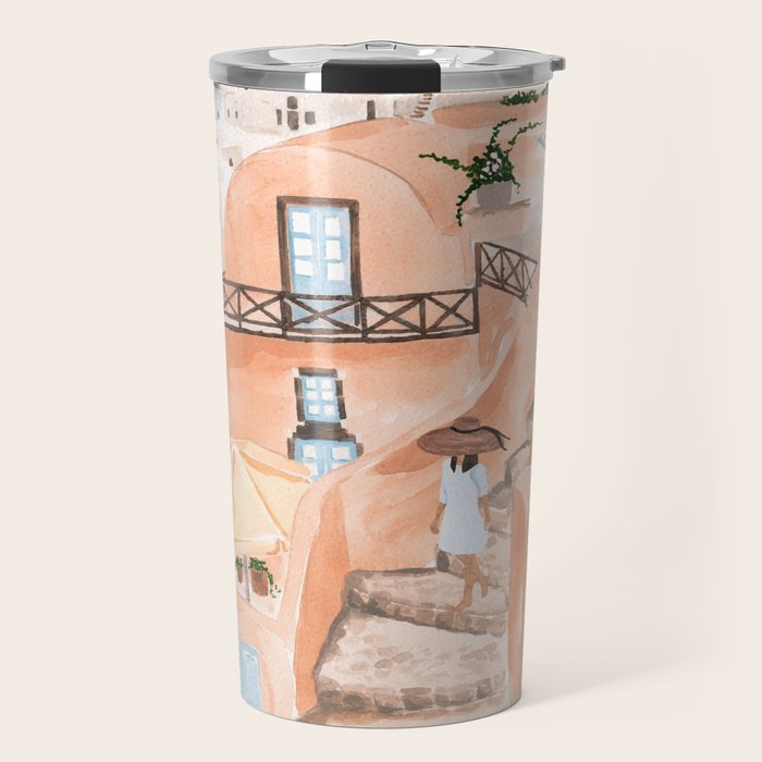Santorini Travel Mug Gallery Image 1