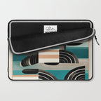 Retro Geometric Shapes 3 Laptop Sleeve Gallery Image 2
