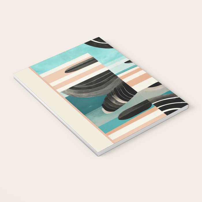 Retro Geometric Shapes 3 Notebook Gallery Image 3