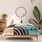 Retro Geometric Shapes 3 Comforter Gallery Image 3