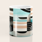 Retro Geometric Shapes 3 Coffee Mug Gallery Image 4