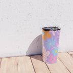 Candy Flowers Lilac Travel Mug Gallery Image 4