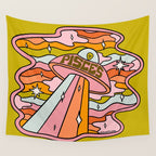 Pisces UFO Wall Tapestry Gallery Image 4