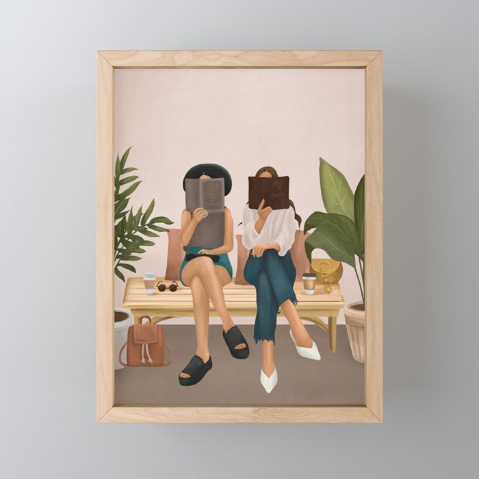 We are Reading Mini Art Print Gallery Image 1