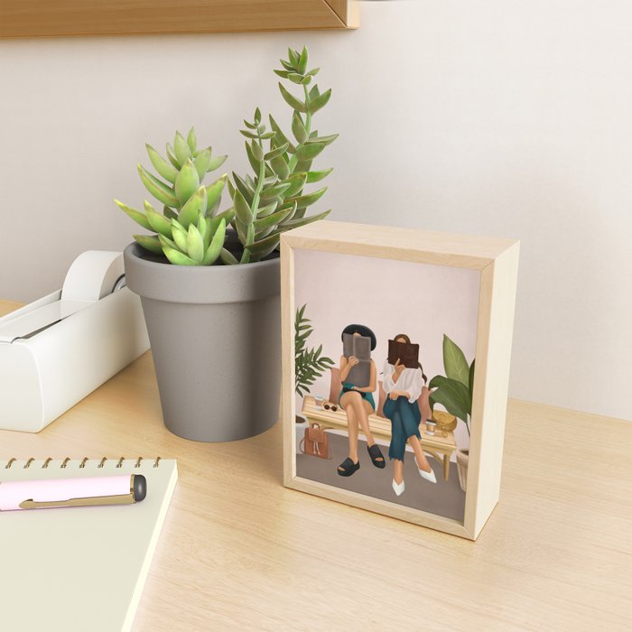 We are Reading Mini Art Print Gallery Image 2