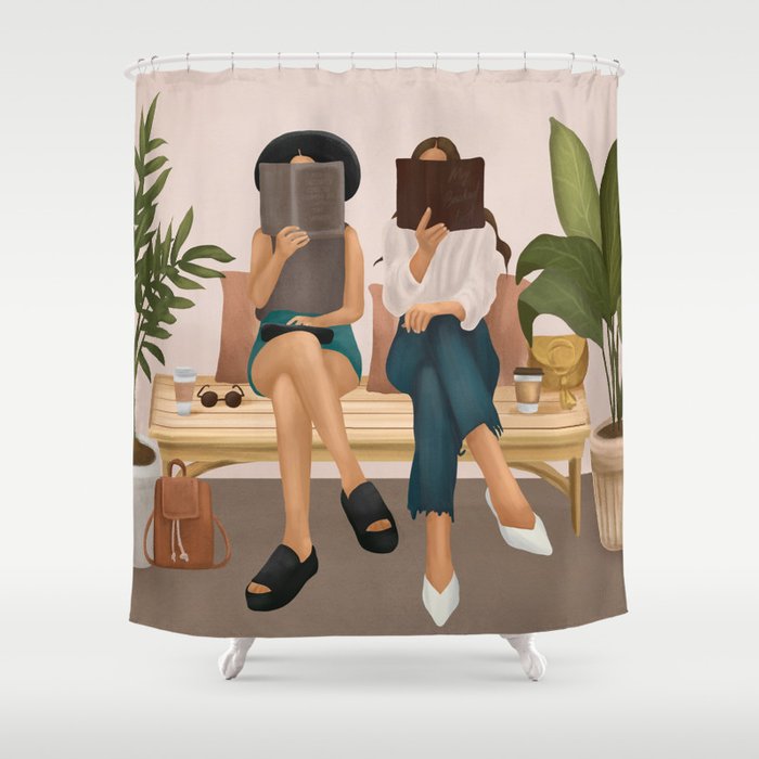 We are Reading Shower Curtain Gallery Image 1