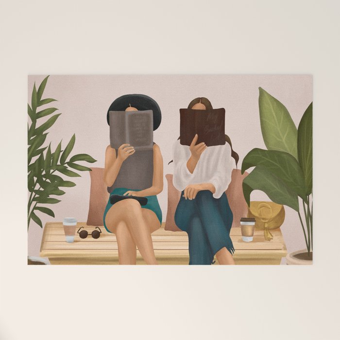 We are Reading Welcome Mat Gallery Image 1