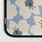 Retro Floral Light Blue Laptop Sleeve Gallery Image 3