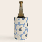 Retro Floral Light Blue Wine Chiller Gallery Image 3