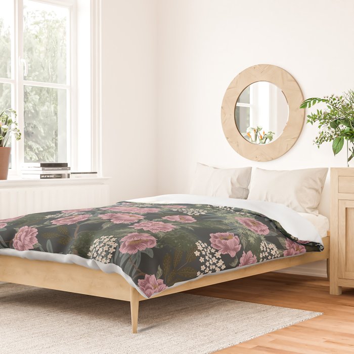 Rosewood Cottage Night Duvet Cover Gallery Image 2