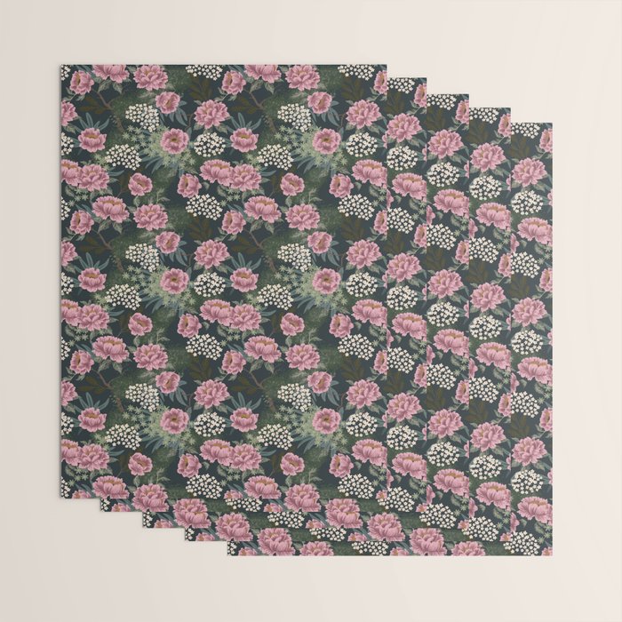 Rosewood Cottage Night Wrapping Paper Gallery Image 3