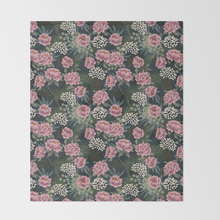 Rosewood Cottage Night Throw Blanket Gallery Image 2