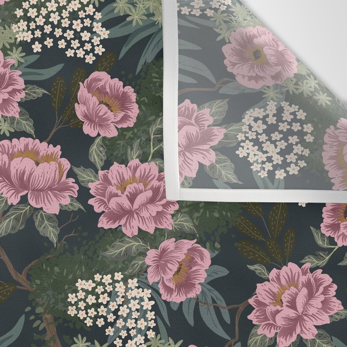 Rosewood Cottage Night Wall Tapestry Gallery Image 3