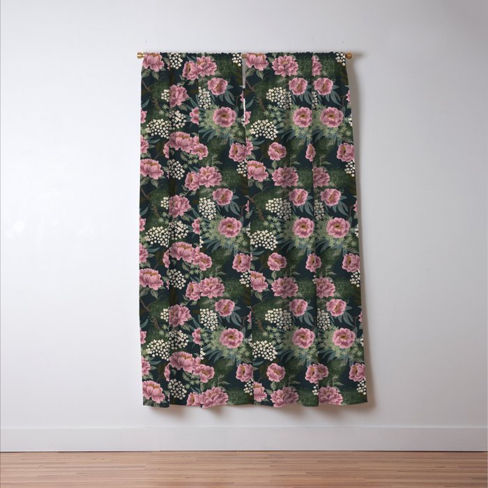 Rosewood Cottage Night Window Curtain Gallery Image 3