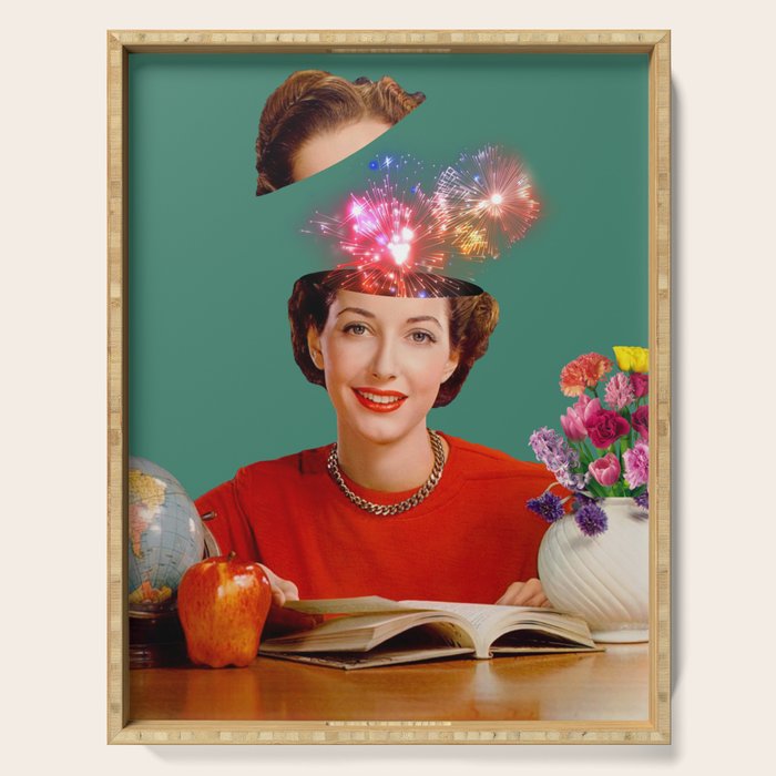 The Reader // Fireworks Serving Tray Gallery Image 1