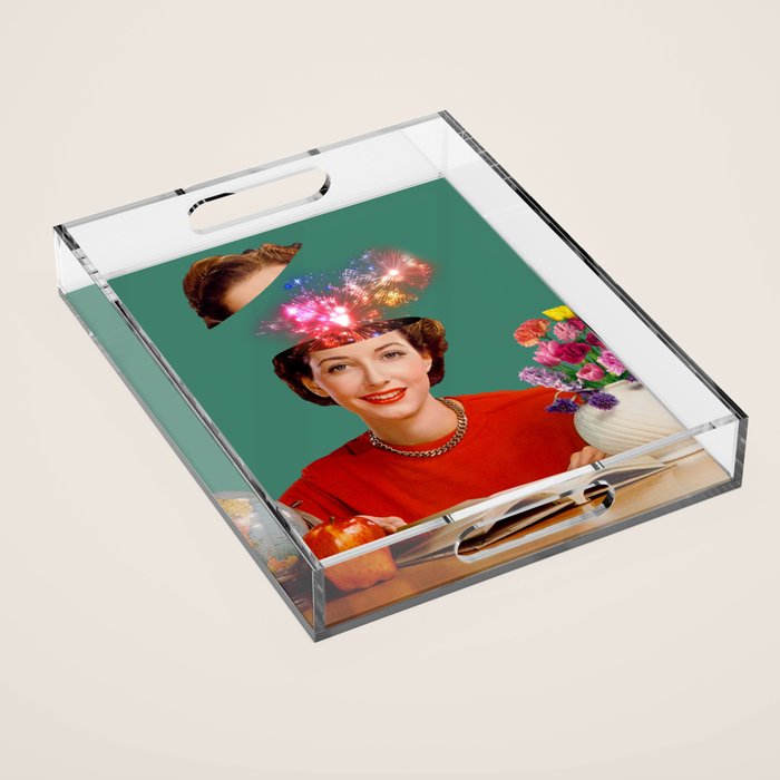 The Reader // Fireworks Acrylic Tray Gallery Image 1